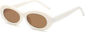 Slim Oval Retro Adult Sunglasses